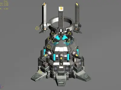 Functional mechanical object 06 3D model