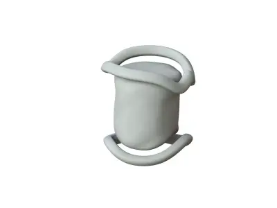SciFi Shape Object Low Poly 115 Low-poly 3D model