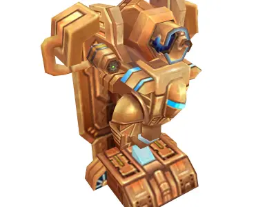 Wall Fortress - Electric Shock 01 3D model