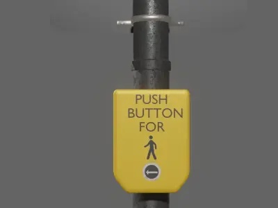 Traffic light 3D model 12