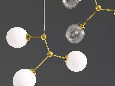Elemental Ceiling Chandelier 3D model