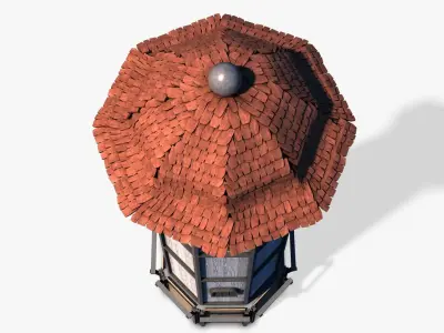 Lighthouse 02 Low-poly 3D model