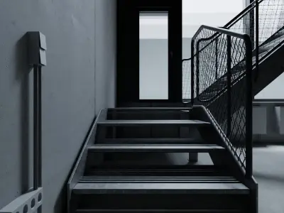 Photo Realistic Interior Scene Low-poly 3D model