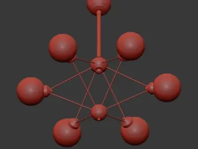 BONN chandelier 3D model