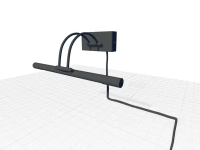 Wall Mounted Picture Light 3D model purchase