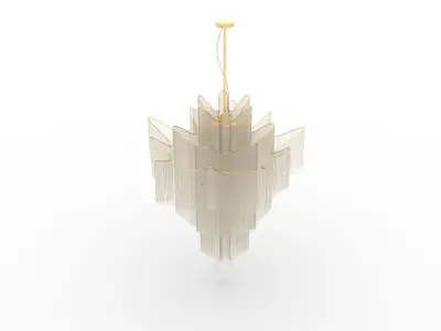 Crystal Chandelier Light 3D Model 3D print model