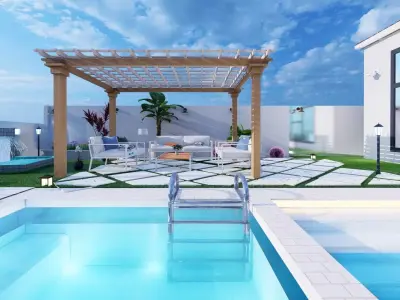 Furniture -Lounge chair- Outdoor Chair Low-poly 3D model
