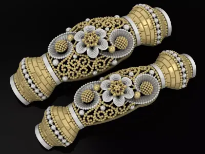 NEW 18 INDIAN BANGLES COMPLETE LOT  3D print model