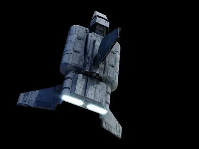 Sentinel-class landing craft  - Star Wars 3D model