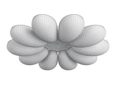 De Markt madlen Low-poly 3D model