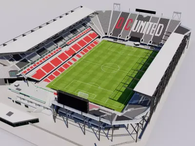 Audi Field - Washington DC - USA 3D model