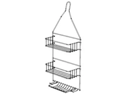 Hanging Shower Caddy 3D model
