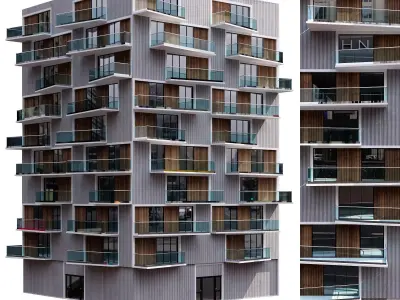 RESIDENTIAL BUILDING NO20 A 3D model