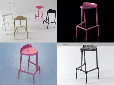 Barstool 03 3D model