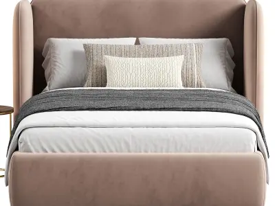 TEEN ADULTS SINGLE LEVEL BED 3D model