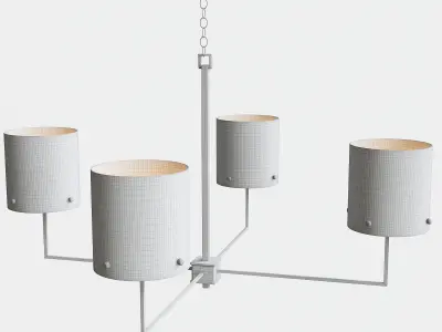 Bolthole Chandelier 3D model