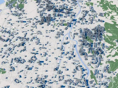 Taoyuan City Taiwan 3D model