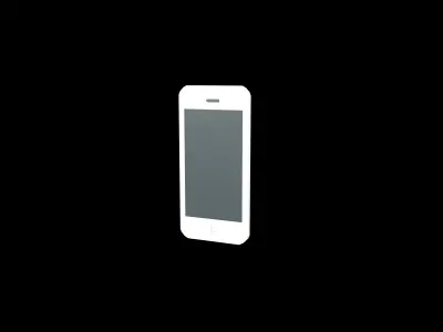 Cartoon Iphone V1 Pack 01 Low-poly 3D model