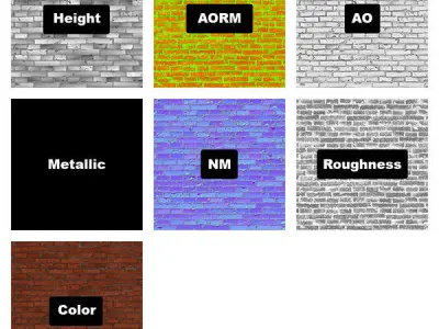 RedBrick 01 D Texture