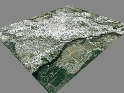 Cityscape  Zhytomyr Ukraine  3D model