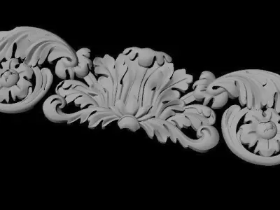dekor ornament 3D model 123