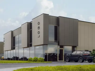 Warehouse model skp archicad Lumion 12 3D model