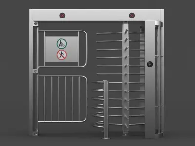 Turnstile Gate 3D model