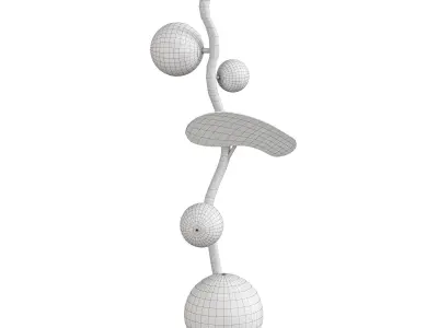 Almond Floor Lamps  3D model