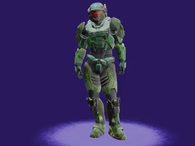 Halo Player 3D model
