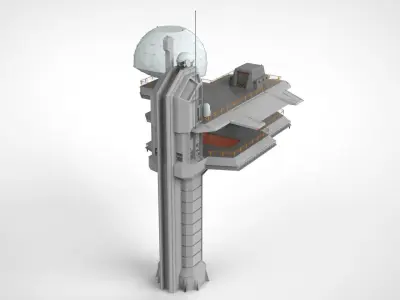 radar platform 4 3D model