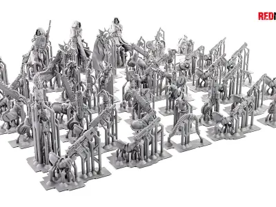 Janissaries - Command Squad of the Imperial Force 3D print model