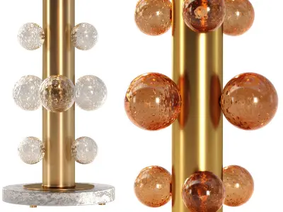 Pair of table Lamp by LA Studio  3D model