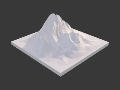 Pack Low Poly Landscape Low-poly 3D model