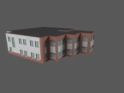 Administration building 3D 3D model