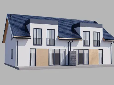 House 16 - Residential Building 3D model 3D model