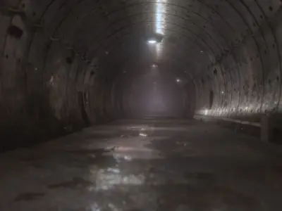 Grungy tunnel 3D model
