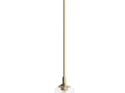  Livex Lighting Willow 1 - Light Pendant in Satin Brass 3D model