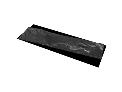 MARS VR - Light-Toned Layering in Ladon Valles 3D model
