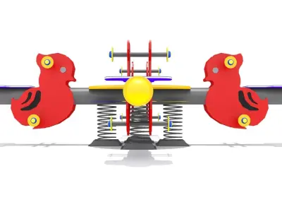 Playground- Seesaw Rider 3D model