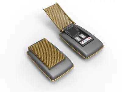 Communicator from the movie Star Trek 5 The Final Frontier 1989 3D print model