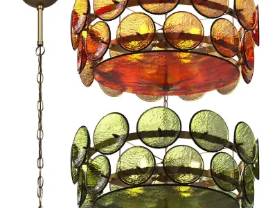 Lorenzo Chandelier by Soho Home 3D model