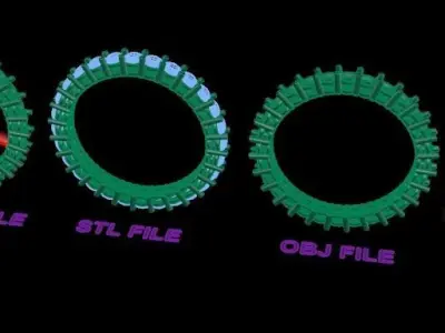 Dainty Infinity Diamond band 2mm Size5 3D print model