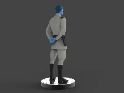 Grand Admiral Thrawn Figure 3D print model