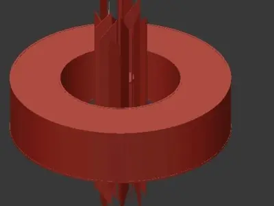 Corbett Lighting 207 46 6 Light Modernist 3D model