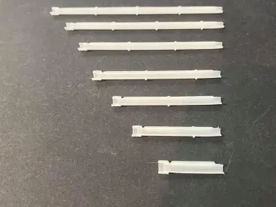 ROOF GUTTER 7MM SCALE O GAUGE MODEL RAILWAY  HALF MM OFFSET 3D print model