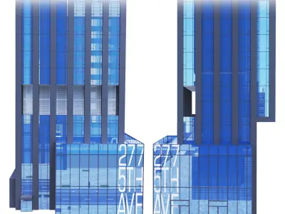 Skyscraper 277 Fifth Ave Ny 3D model