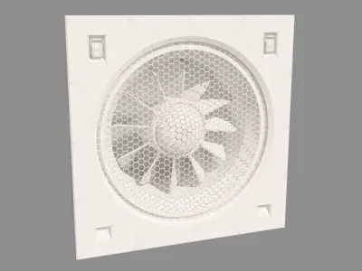 Modular Sci-Fi panels vol 01 Low-poly 3D model