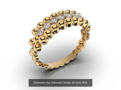 High jewelry Bubble set 3D Model Pack