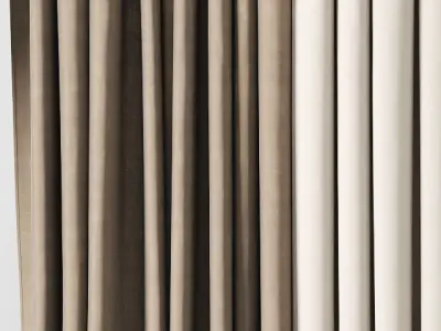 Curtain 107 3D model