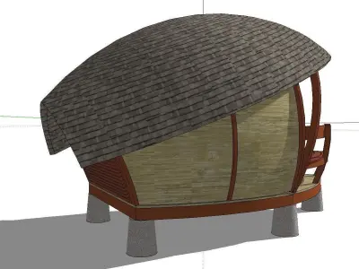 Creative Design-Holiday Cabin-08 3D model
